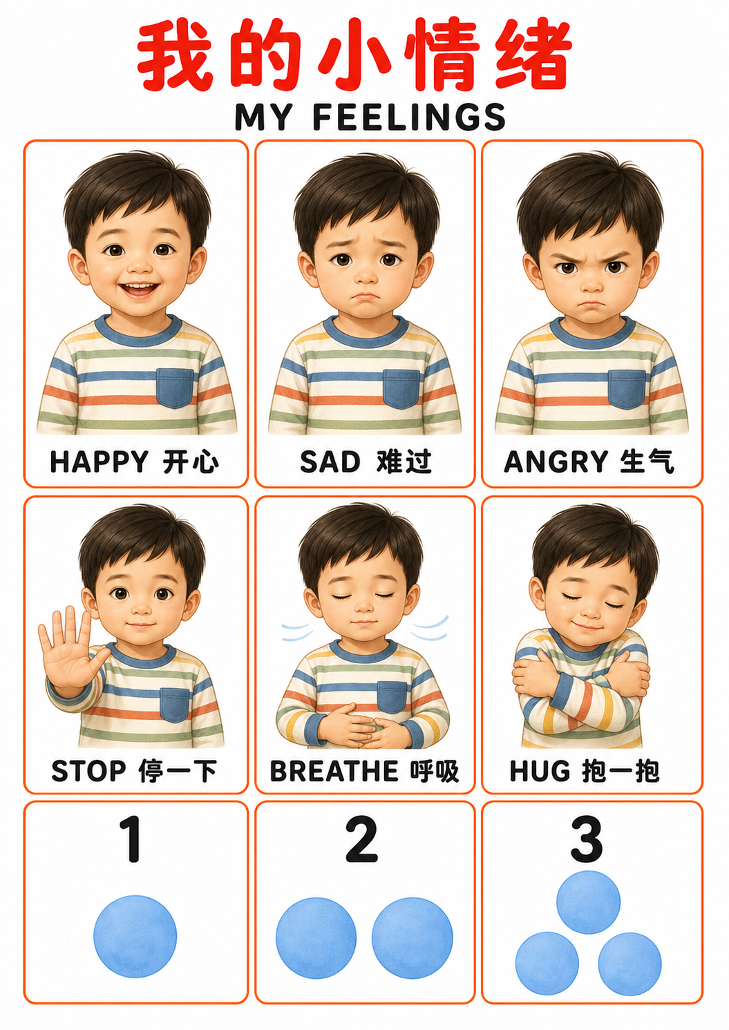 A4 My Feelings teaching picture