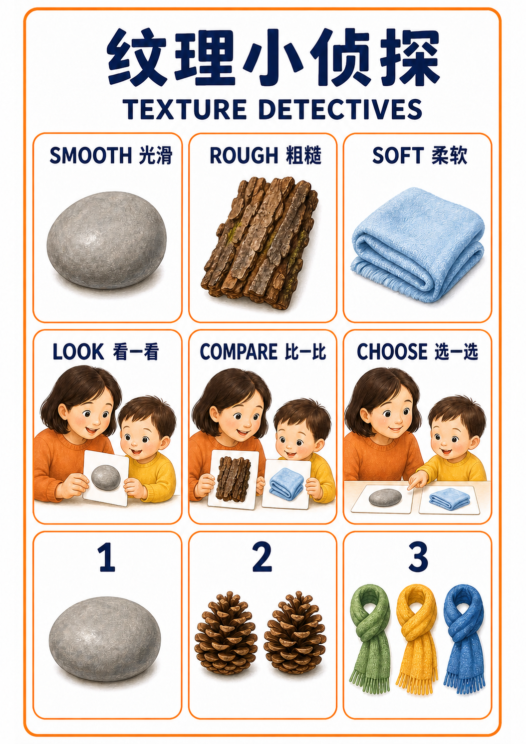A4 Texture Detectives teaching picture