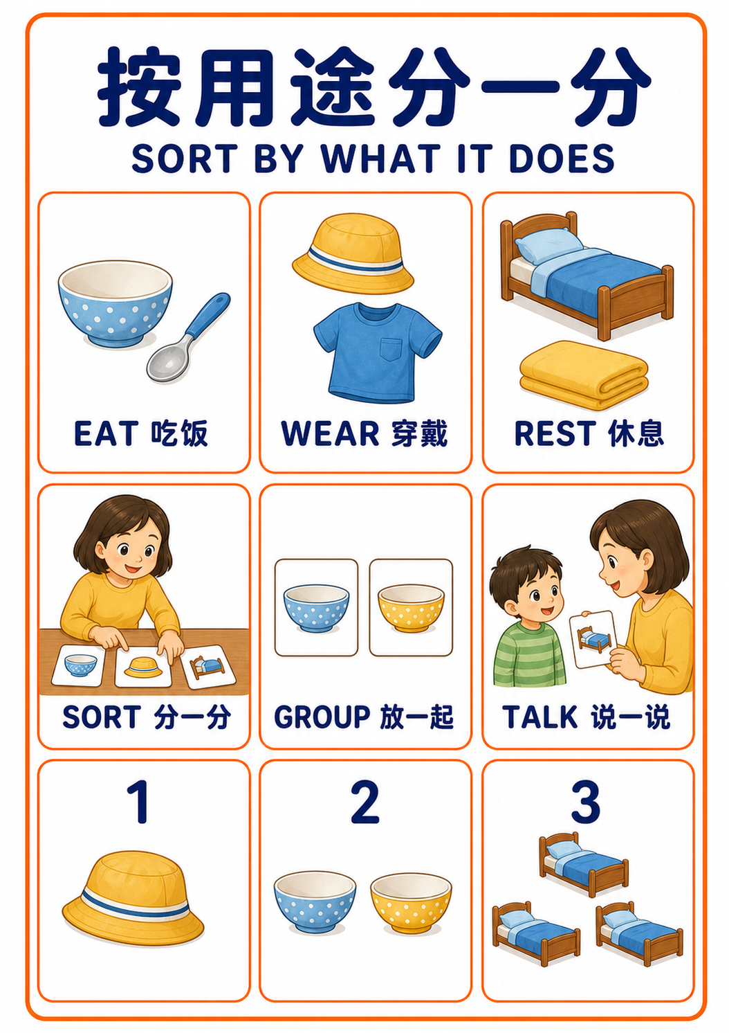 Sort by What It Does A4 teaching picture