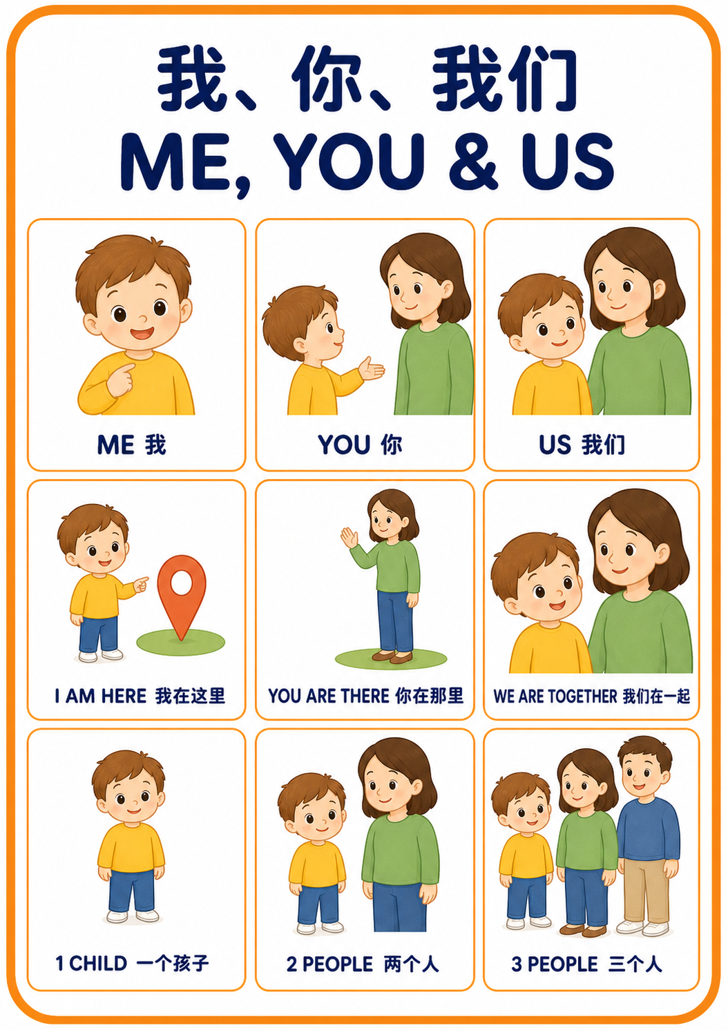 A4 Me, You and Us teaching picture