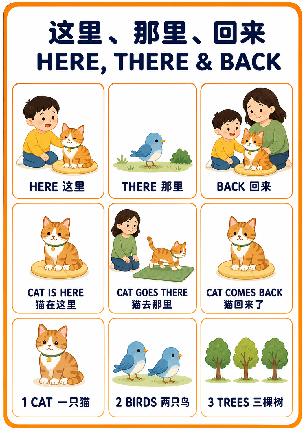 A4 Here, There and Back teaching picture