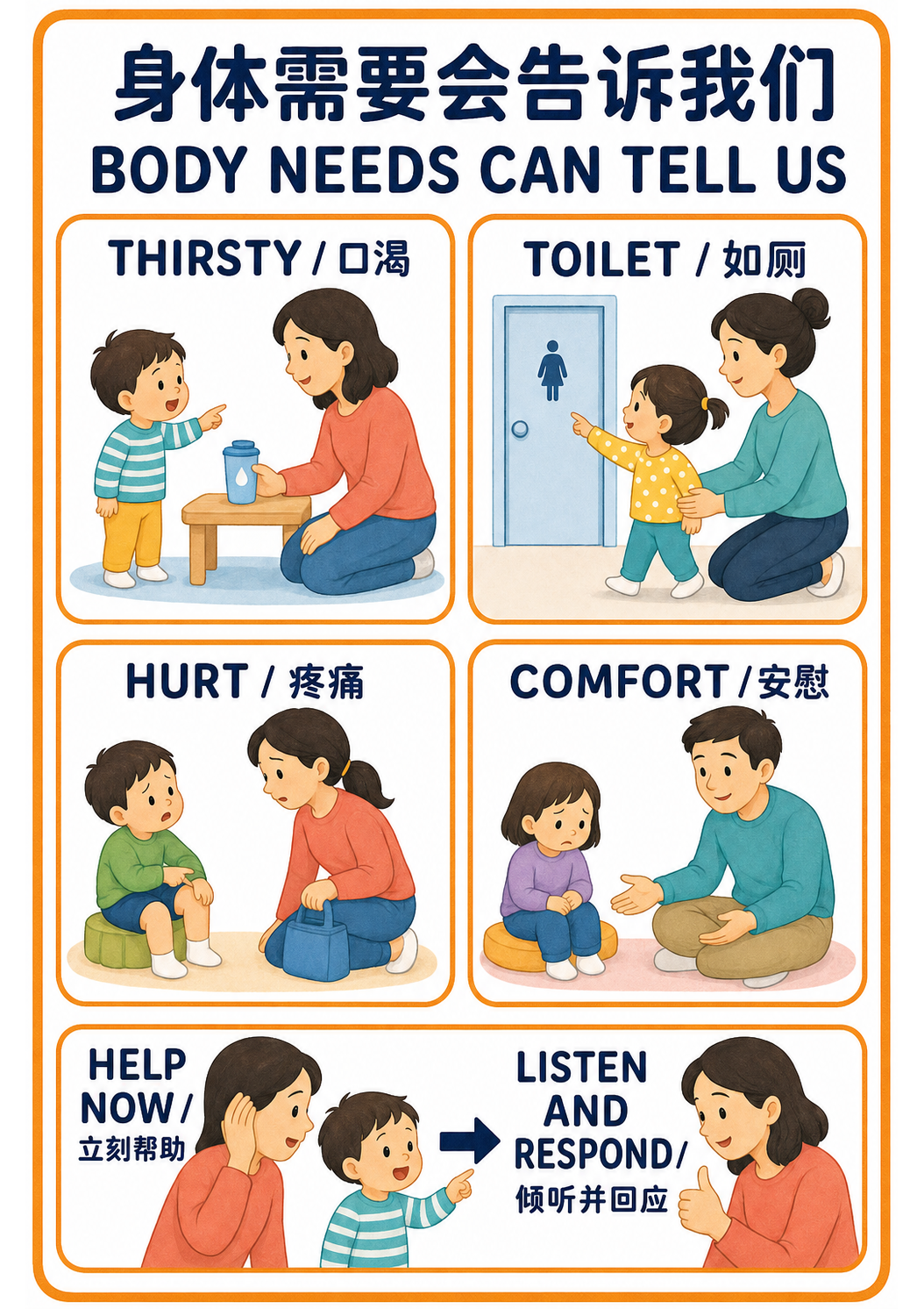 Body Needs Can Tell Us extension poster