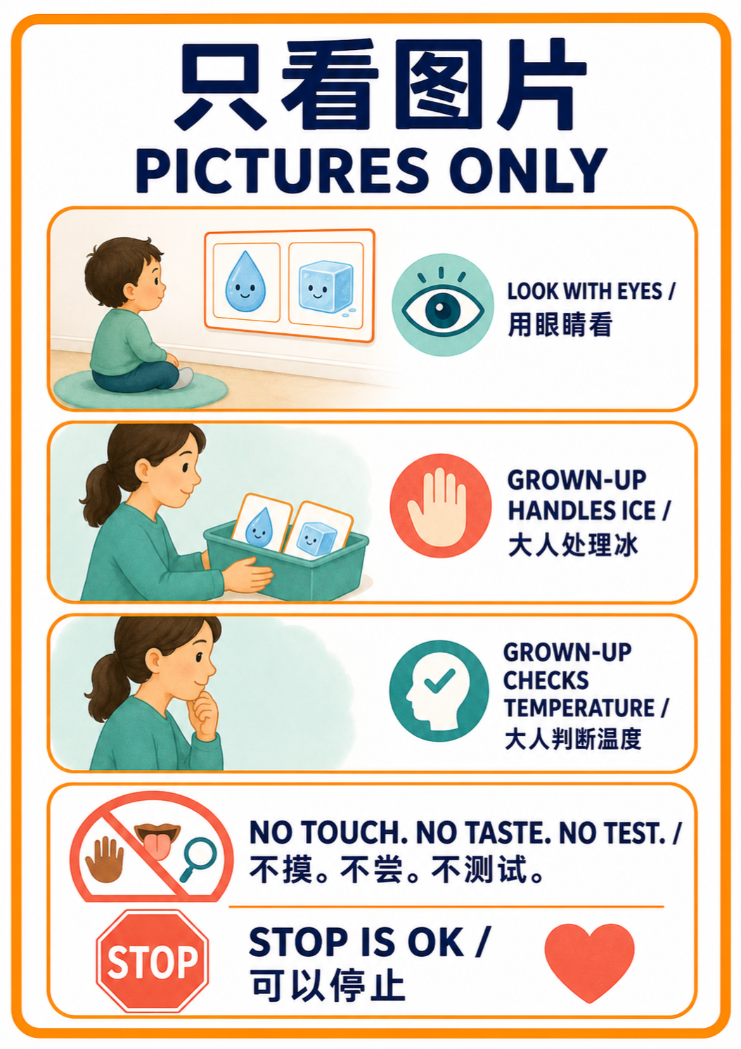 Look Only safe-observation poster