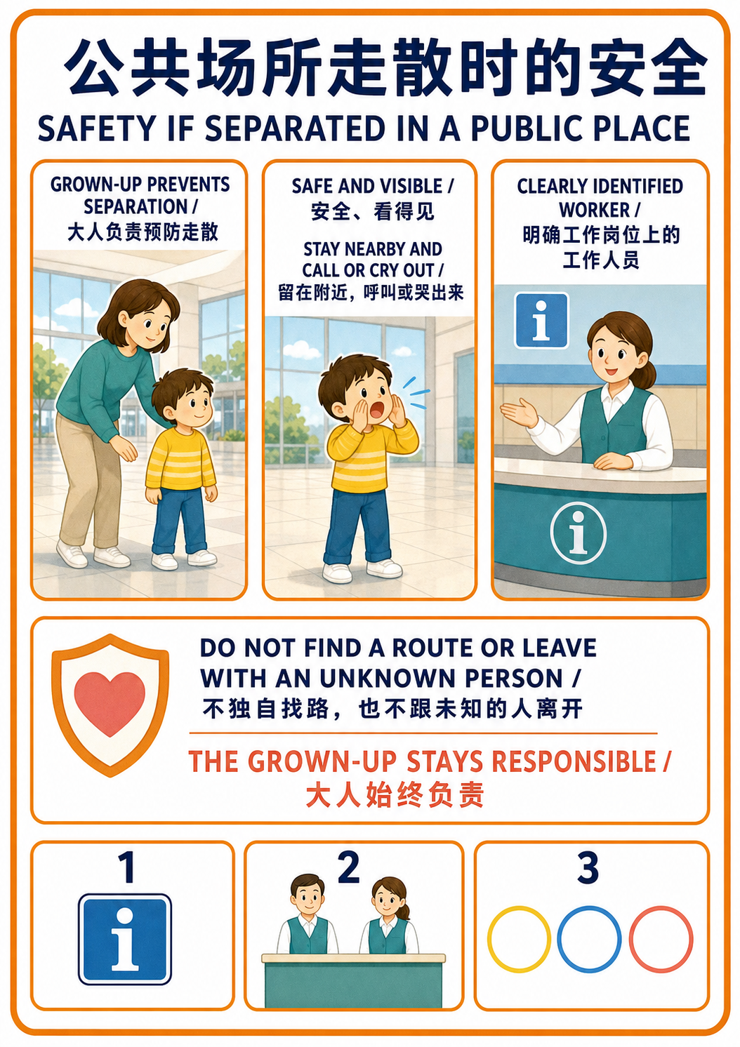 Public-Place Separation Safety main poster