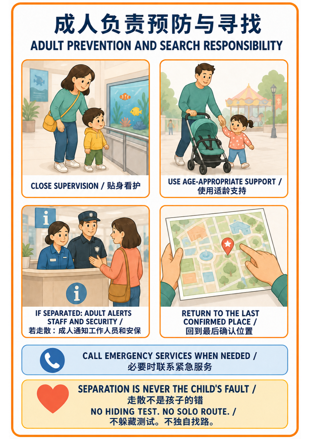 Adult Prevention and Search Responsibility extension poster