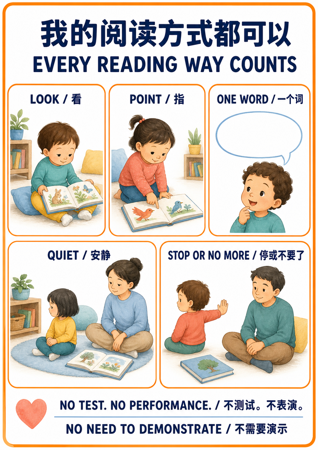 Every Reading Way Counts extension poster